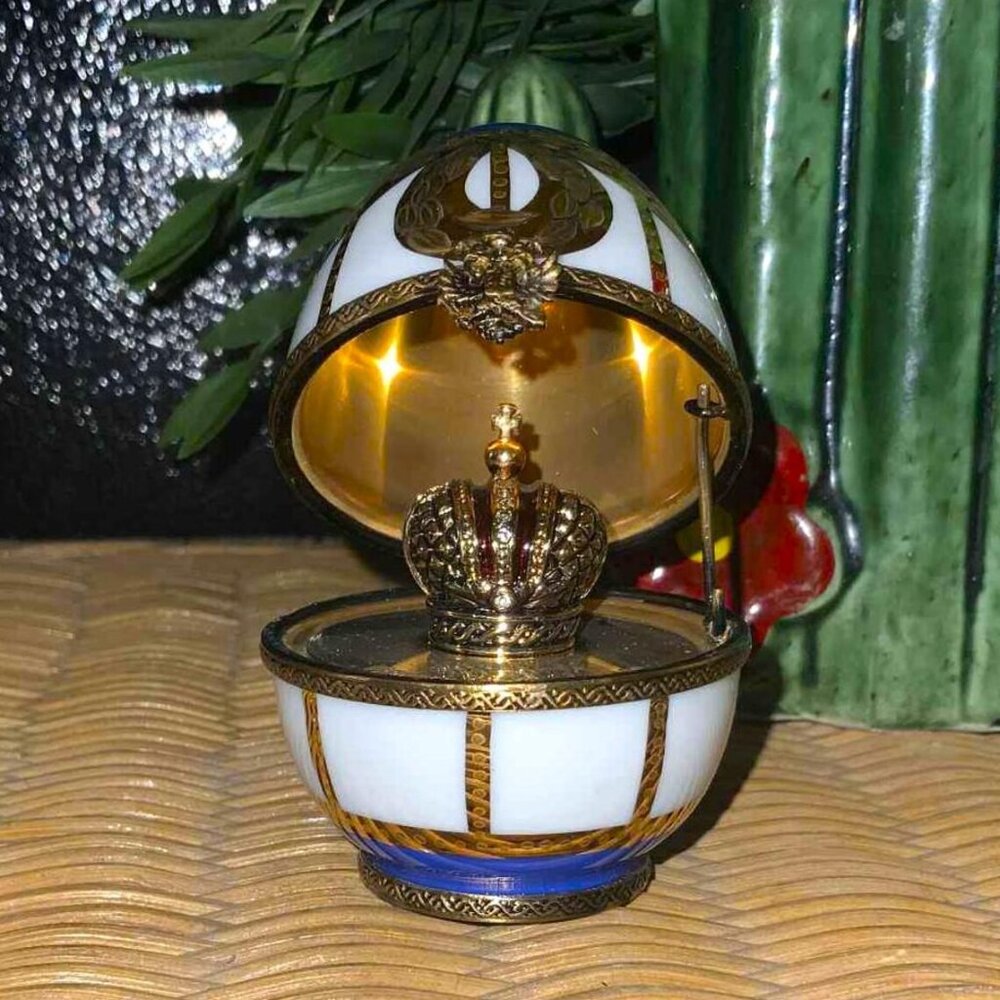Limited Edition Faberge Limoges Imperial Louis XIV Egg #292